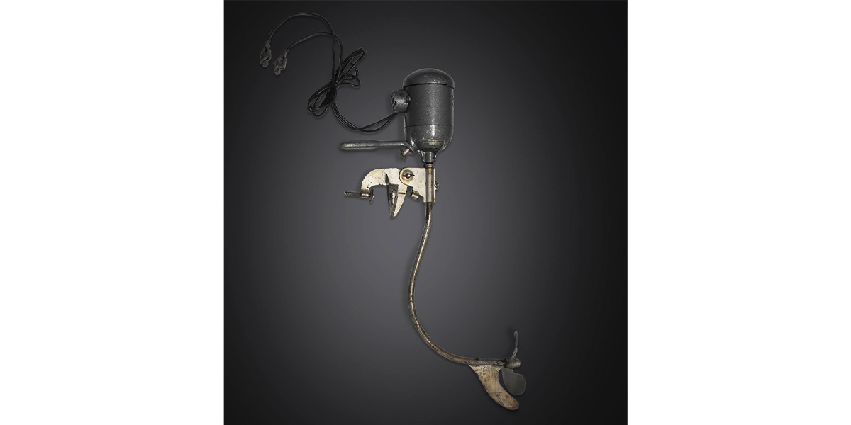 1934 first flexible cable driven trolling motor