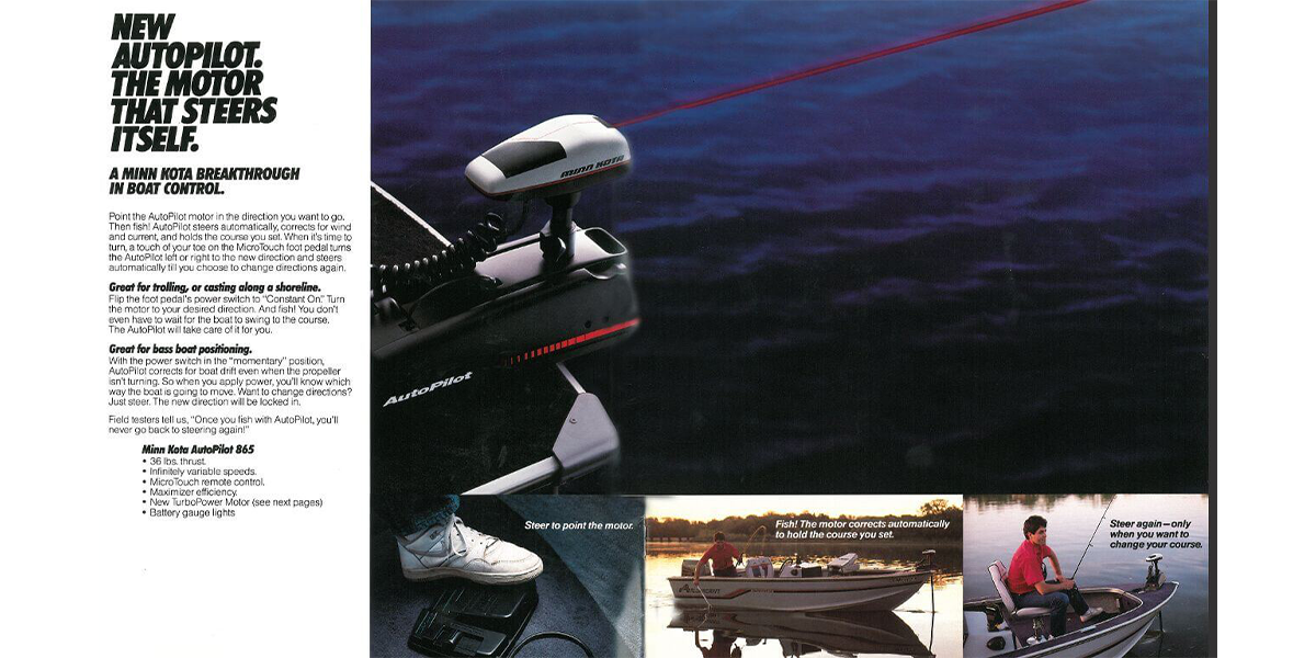 1991 first autopilot trolling motor